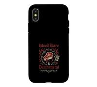 Grill Metalhead Grilling BBQ Cooking Skull Rock Dad Vibes Case for iPhone X/XS