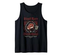 Grill Metalhead Grilling BBQ Cooking Skull Rock Dad Vibes Tank Top