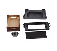 Grill Pan, Grill Tray for Outdoor Grill Grill Pans for Outdoor Grill with Aluminum Alloy 1373g for Roasting