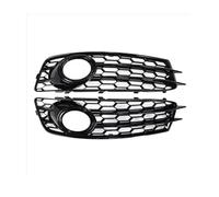 Grill Panel Trim Set Compatible With A3 8P 2009 2010 2011 2012 Front Bumper Fog Light Grille 1Pair Honeycomb Mesh Lamp Racing Grill Cover Repair Parts