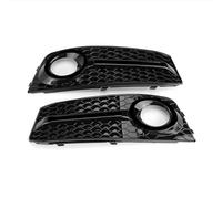 Grill Panel Trim Set Compatible With A4 B8 Standard 2009 2010 2011 Car Front Fog Light Mesh Grille Cover Lamp Honeycomb Parts Modification Accessories