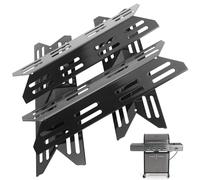 Grill Parts for Captiva Designs/Sophia & William/G41 Pro 4-Burner Propane Gas Grill w/Side Burner BBQ Replacement Parts Heat Plates/Heat Shields for Electactic 3-Burner Accessories, Porcelain-enameled