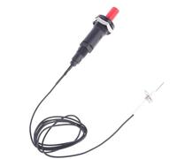 Grill Piezo Igniter Push Button Gas BBQ Starter 100cm Wire | Instantly ignites gas grills, ovens and fireplaces using a manual push-button mechanism with a 100cm.