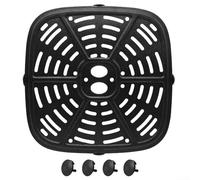 Grill Plate for Holstein Housewares Air Fryers with Functional Geometry and Consistent Contact for All Foods