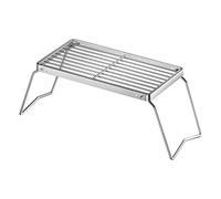 Grill Rack, Cooking Grid Tool, Versatile Foldable Portable Fire Pit Griddle, Camping Griller for Yard Gathering, Backpacking, Fishing, Vegetables, Mushroom and Chicken