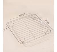 Grill Rack for Crispi Air Fryer 2.5QT for 4qt Glass Pot SUS304 Metal Mesh Crisper Tray Roasting Accessory No Toxic Coating(B)