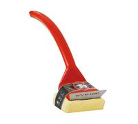Grill Rescue Griddle Brush -Bristle-Free, Heavy-Duty Griddle Cleaner for Flat Tops & BBQ Griddles | Heat Resistant, Safe for Nonstick Surfaces, Cast Iron & Stainless Steel (Griddle brush with scraper)