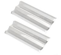 Grill Stainless Steel Flame Tamer, BBQ Plate Heat Shield Burner Grilling Cover Replacement Parts for BLZ Gas Grills Tube Set(2pcs)