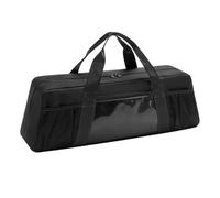 Grill Tool Bag, BBQ Utensil Organizer, 18.3x16.5x55.9cm/7.2x6.5x22.01 inches Portable Carry Case, Ergonomic Handles, Large Capacity Storage for Camping, Barbecue, Outdoor Cooking