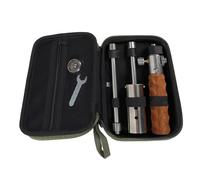 Grill Torch Case, Durable EVA Portable Storage Bag with Elastic Straps and Mesh Pockets for Camping BBQ Tools, Compact Lightweight Travel-Friendly Organiser for Outdoor Adventures