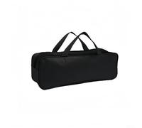 Grill Utensil Storage Bag, BBQ Tool Storage Bag Heavy Duty Waterproof 600D Oxford Cloth Large Capacity Organizer For Grill Accessories Camping Picnic Outdoor Cooking(Black 38cm)