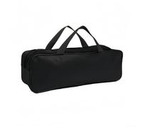 Grill Utensil Storage Bag, BBQ Tool Storage Bag Heavy Duty Waterproof 600D Oxford Cloth Large Capacity Organizer For Grill Accessories Camping Picnic Outdoor Cooking(Black 43cm)