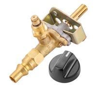 Grill Valve 57274 Compatible with Olympian 5500/5100 and Weber 200 Gas Grill, Grill Control Valve with 1/4" Quick Disconnect Plug Replacement for Camper or Trailer's Propane Control Supply