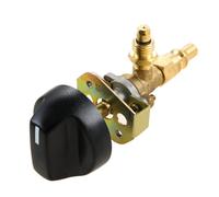 Grill Valve Replacement Part with M12x1.5 Thread & 1/4" Quick Disconnect | BBQ Grill Valve Compatible with Olympian 5500, 5100 & Weber 200 Gas Grills, for Camper/Trailer Propane Supply