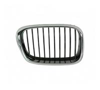Grille 1/2PCS Chrome Black Front Bumper Kidney Grille For BMW For E39 1997-03 51137005837 51137005838 Car Accessories Front Grille(Left)