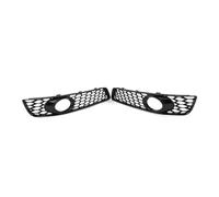 Grille 1 Pair Front Bumper Honeycomb Mesh Fog Light Grille Cover With Fog Light Hole For A3 8P 2009 2010 2011 2012 2013 Car Front Grilles(Black)
