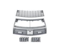 Grille Air Vent Car Front Left Right Center AC Vent Grille Outlet Panel Cover Trim Replace For Mercedes For BENZ S-Class W220 S300 S350 1998-2005 Car Grille Panel(Gray Center)