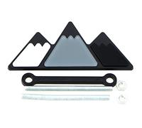 Grille Badge Emblem Decoration Label Replacement for 4Runner Tundra Sequoia Rav4 Highlander Tacoma, ABS, Includes Bracket Bolts Screws, Enhances Style, Durable All-Weather