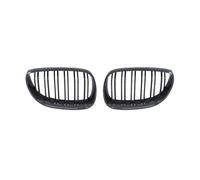 Grille Car Front Bumper Grille Kidney Racing Grill Grilles For BMW E60 E61 5 Series 2003-2009 Gloss Black Auto Double Slat Front Grille(Rhd Gray)
