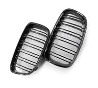 Grille Car Gloss Black Kidney Grill Dual Slats Racing Grill For BMW 1 Series F20 F21 pre-facelift 2011 2012 2013 2014 Car Front Grilles