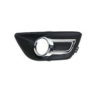 Grille Cover Front Bumper Chrome Cover Fog Light Lamp Cover Frame Cap Car Styling For Citroen C4 2008 2009 2010 2011 Car Grille(Left)