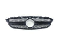Grille Cover Front Grille Bumper Grill Grid Tuning Body Kit For Mercedes For Benz C Class W205 C205 2014-2018 C180 C200 C260 C250 Grill Replacement(A Black-Hole)