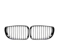 Grille Double Slats 1 Pair Car Front Bumper Grill Grille For 1 Series E81 E82 E87 E88 2007-2013 Brace Covers Grille Guard