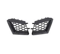 Grille Double Slats 2pcs Front Bumper Upper Grill Left Right Matte Black Replacement For Seat For Ibiza For Cordoba 6L 2002-2009 Brace Covers Grille Guard
