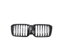Grille Double Slats ABS Car Styling Gloss Black Front Bumper Grills Front Grille Accessories FOR X3 X4 G01 G02 2022+ Brace Covers Grille Guard