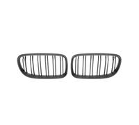 Grille Double Slats Black Front Bumper Grilles For 3 Series E90 E91 2009-2012 Grilles Vehicle Air Inlet Vent Grille Cover Brace Covers Grille Guard