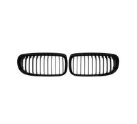 Grille Double Slats Black Front Bumper Grilles For 3 Series E90 E91 2009-2012 Grilles Vehicle Air Inlet Vent Grille Cover Brace Covers Grille Guard