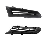 Grille Double Slats Car Front Bumper Grill FOR Clio MK3 2005-2009 Fog Light Open Vent Grille Intake Fog Light Headlight Cover 7701208684 Brace Covers Grille Guard
