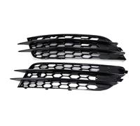 Grille Double Slats Car Front Fog Light Grill For A6 For C7 Sedan 2012-2015 Car Front Bumper Fog Lamp Honeycomb Grilles Brace Covers Grille Guard