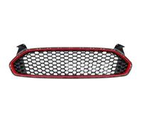 Grille Double Slats Car Mesh Grill Front Bumper Grille For 2013-2016 Front Grille Mesh Auto Inserts Trim Cover Brace Covers Grille Guard