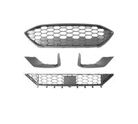 Grille Double Slats Front Bumper Grille For FOCUS MK4 2019-2021 Line Car Front Billet Honeycomb Car Body Kits Brace Covers Grille Guard