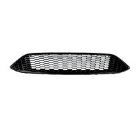 Grille Double Slats Front Upper Bumper Grille FOR Focus S SE RS 2015-2018 Gloss Black Honeycomb Car Front Grille Mesh Trim Cover Brace Covers Grille Guard