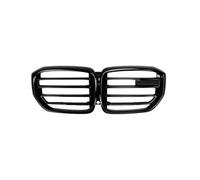 Grille Double Slats Gloss Black Front Radiator Upper Bumper Grille For G05 For X5 For LCI Upgrade To For X5M Facelift 2018-2023/2024+ Brace Covers Grille Guard