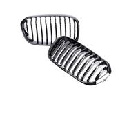 Grille Double Slats Lower Front Bumper Grills Dual Slat Carbon Fiber Grille Facelift Cover For 1 Series F20 F21 LCI 2014-2019 Brace Covers Grille Guard