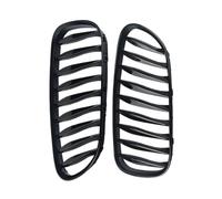 Grille Double Slats Matte Gloss Black Car Front Bumper Grille Grills Grilles FOR Z4 E85 Roadster E86 Coupe 51117117757,51117117758 Brace Covers Grille Guard