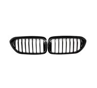 Grille Double Slats Single Line Grille For 5 Series G30 G31 2017-2020 Dual Slats Grills Glossy Black Car Decoration Part ABS Brace Covers Grille Guard