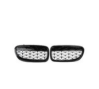 Grille Double Slats Style Car Front Grill FOR 5 Series F10 F11 F18 2010-2017 Gloss Black Grille Car Styling Accessories Brace Covers Grille Guard
