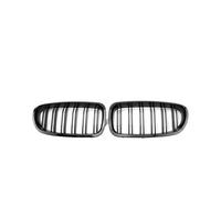 Grille Double Slats Style Car Front Grill FOR 5 Series F10 F11 F18 2010-2017 Gloss Black Grille Car Styling Accessories Brace Covers Grille Guard