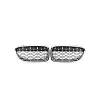 Grille Double Slats Style Car Front Grill FOR 5 Series F10 F11 F18 2010-2017 Gloss Black Grille Car Styling Accessories Brace Covers Grille Guard