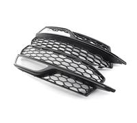Grille Fog Light Left Right Front Bumper Fog Light Grille Grill Honeycomb Mesh Lamp Cover，for Audi，for S3 A3 S-Lines 2014-2016 8V3807681 8V3807682(1 Pair)