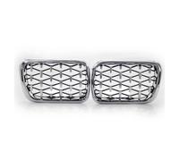 Grille For BMW 3 Series E36 For M3 1997 1998 1999 Auto Front Grille Diamond Meteor Style ChromeABS Grill Front Grille