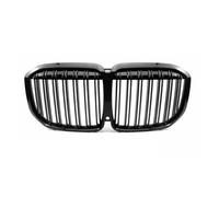 Grille For BMW For X7 For G07 2019 2020 2021 2022 Front Kidney Grille Glossy Black Single Line Upper Bumper Intake Hood Mesh Grid(Double Slat Style)