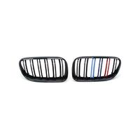 Grille Front 2Pcs For BMW E92 E93 3-Series 328I 335I Coupe LCI 2010-2013 Car Style Black Front Kidney Double Slat Grill Grille(M Color)