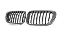 Grille Front Car For BMW 3 Series E46 Coupe Cabriolet 1998-2001 2 Door Single Slat Kidney Black Carbon Chrome M Color Grille Racing Grill(Carbon Print)