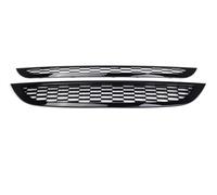 Grille Front Car For MINI For One R50 R52 R53 2002-2006 2pcs Front Bumper Upper Lower Grille Cover Glossy Black Honeycomb Mesh Grill Guard