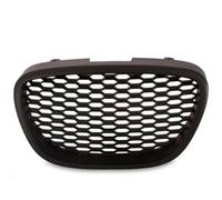 Grille Front Car For Seat Leon MK2 1P 2006-2009 Front Bumper Center Grille Honeycomb Mesh Grill Hood Grill Car Accessories(Matte Black)